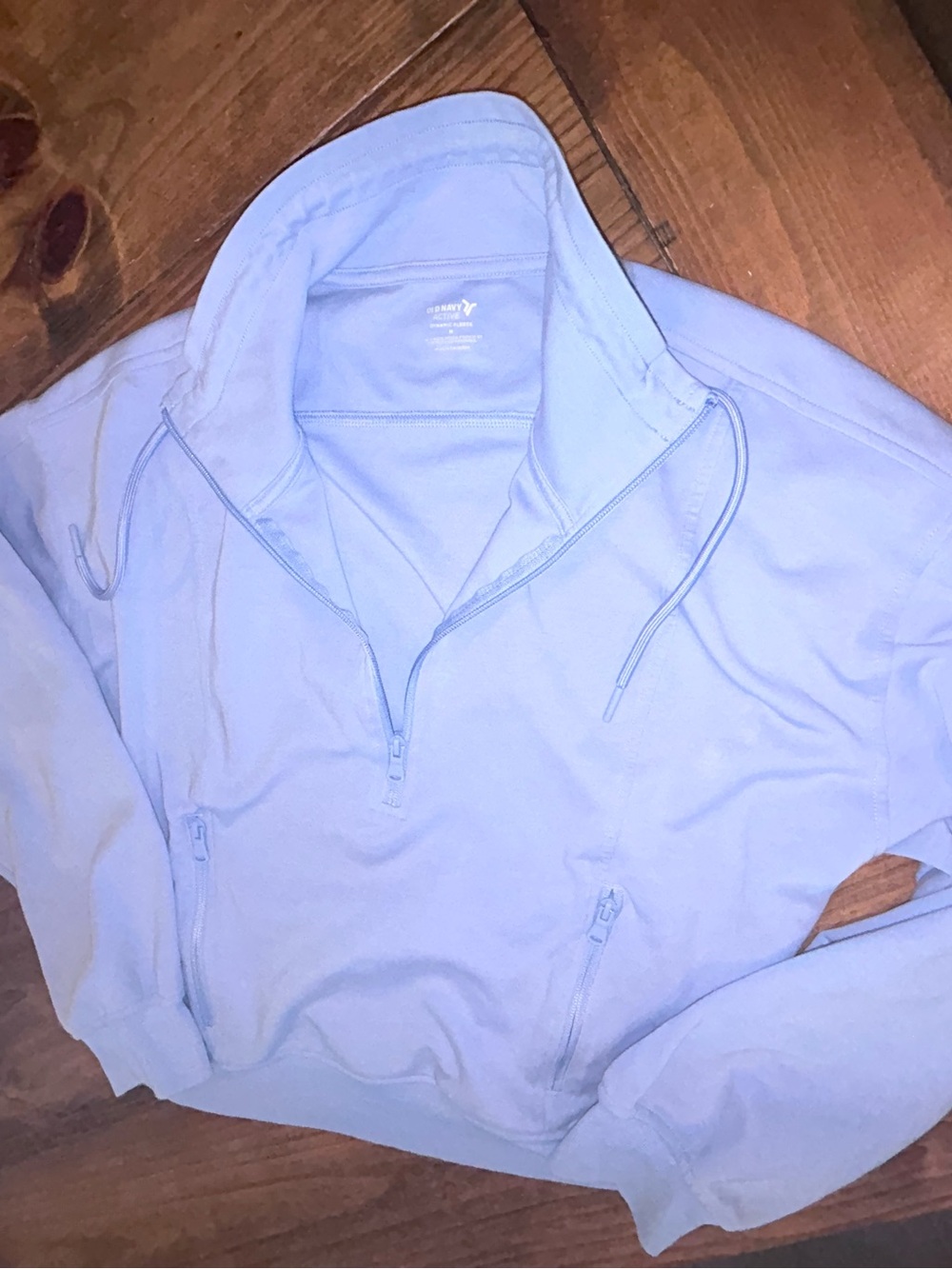 Old Navy active dynamic fleece Light Blue/periwinkle Quarter-Zip Pullover